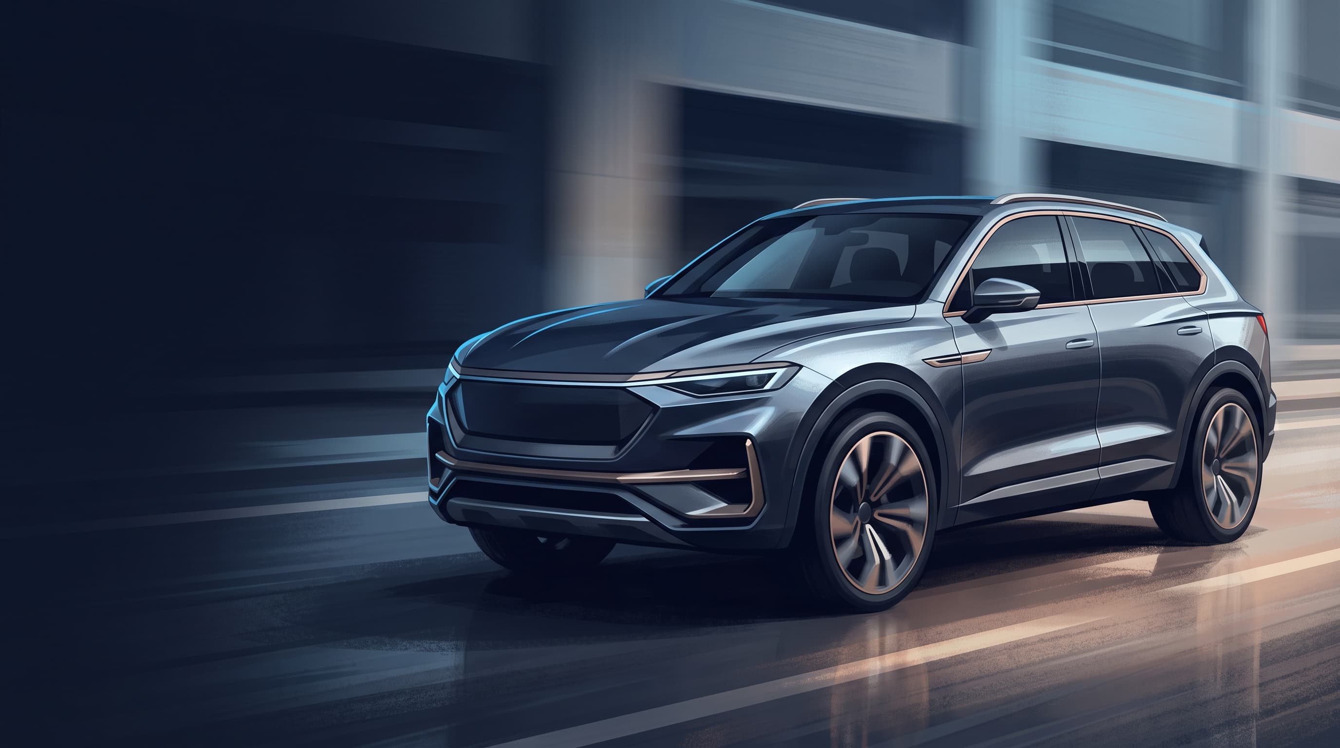 AI-generated editorial illustration of a Mercedes-inspired vehicle for 2027 Mercedes-Maybach GLS 680 Debuts with 603 Horsepower and Updated Style